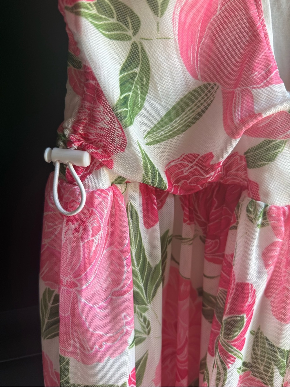 NWT PINK FLORAL MESH ATHLETIC DRESS Size Small - Picture 13 of 16